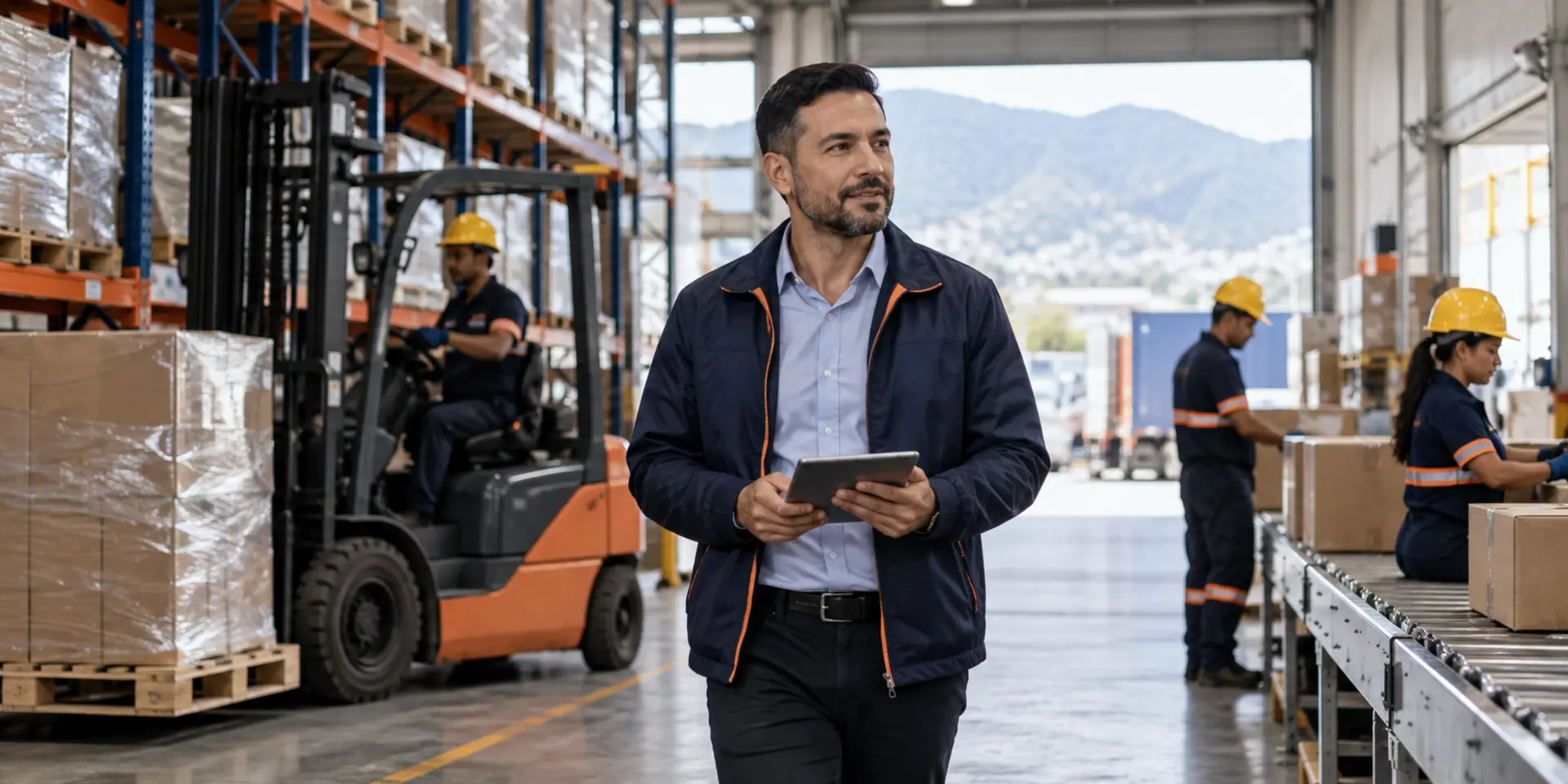 Dirección de operaciones en centro logístico