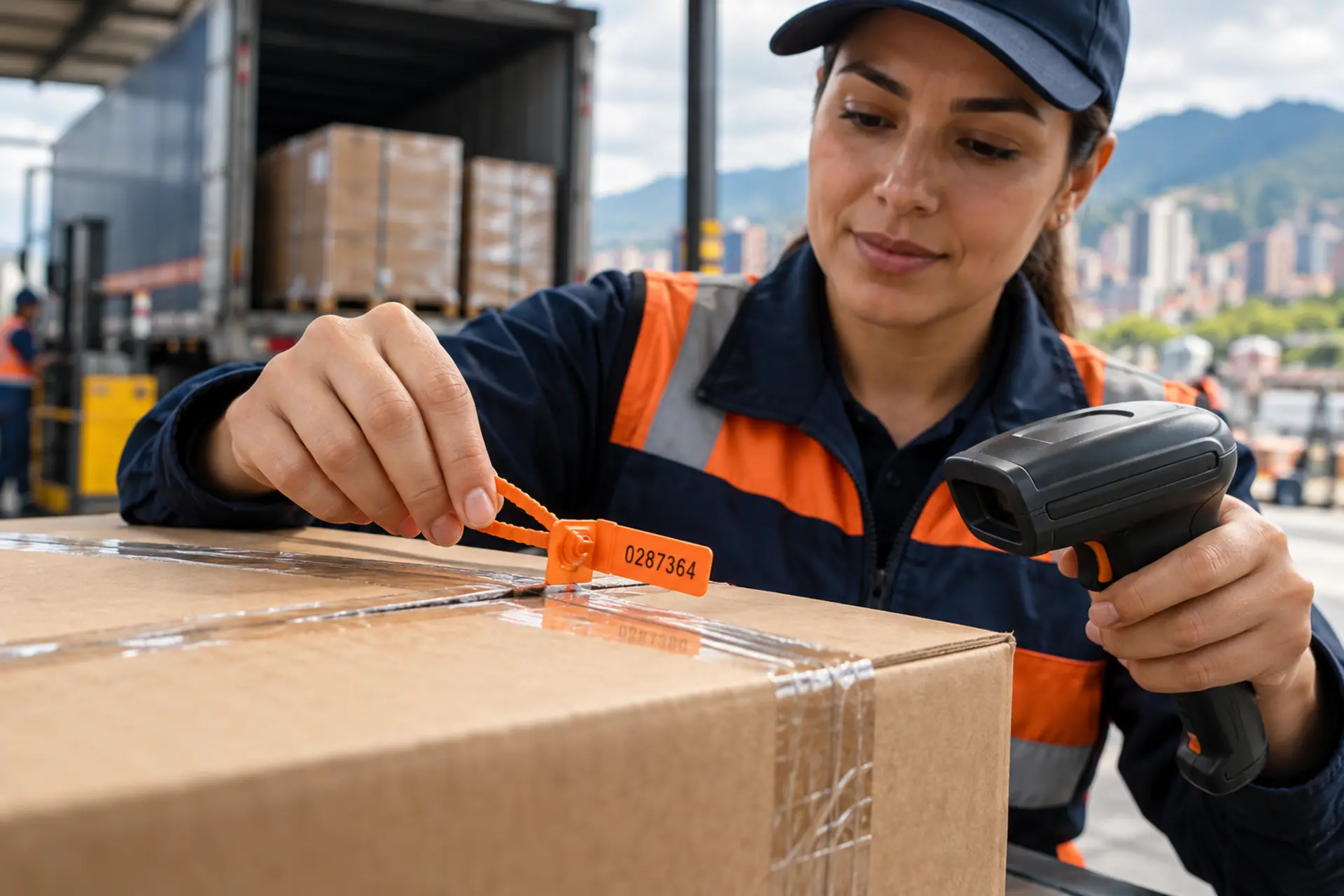 Sellado y control de seguridad de la carga