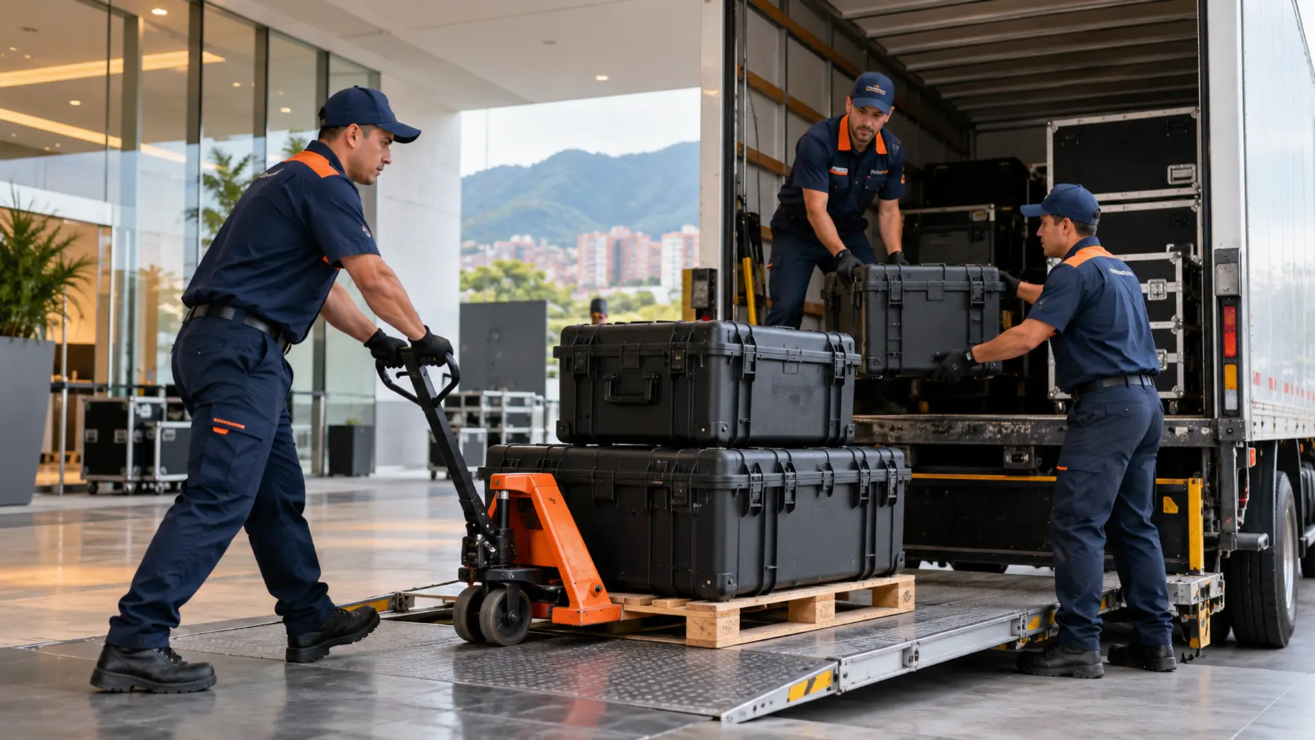 Apoyo operativo para carga especializada