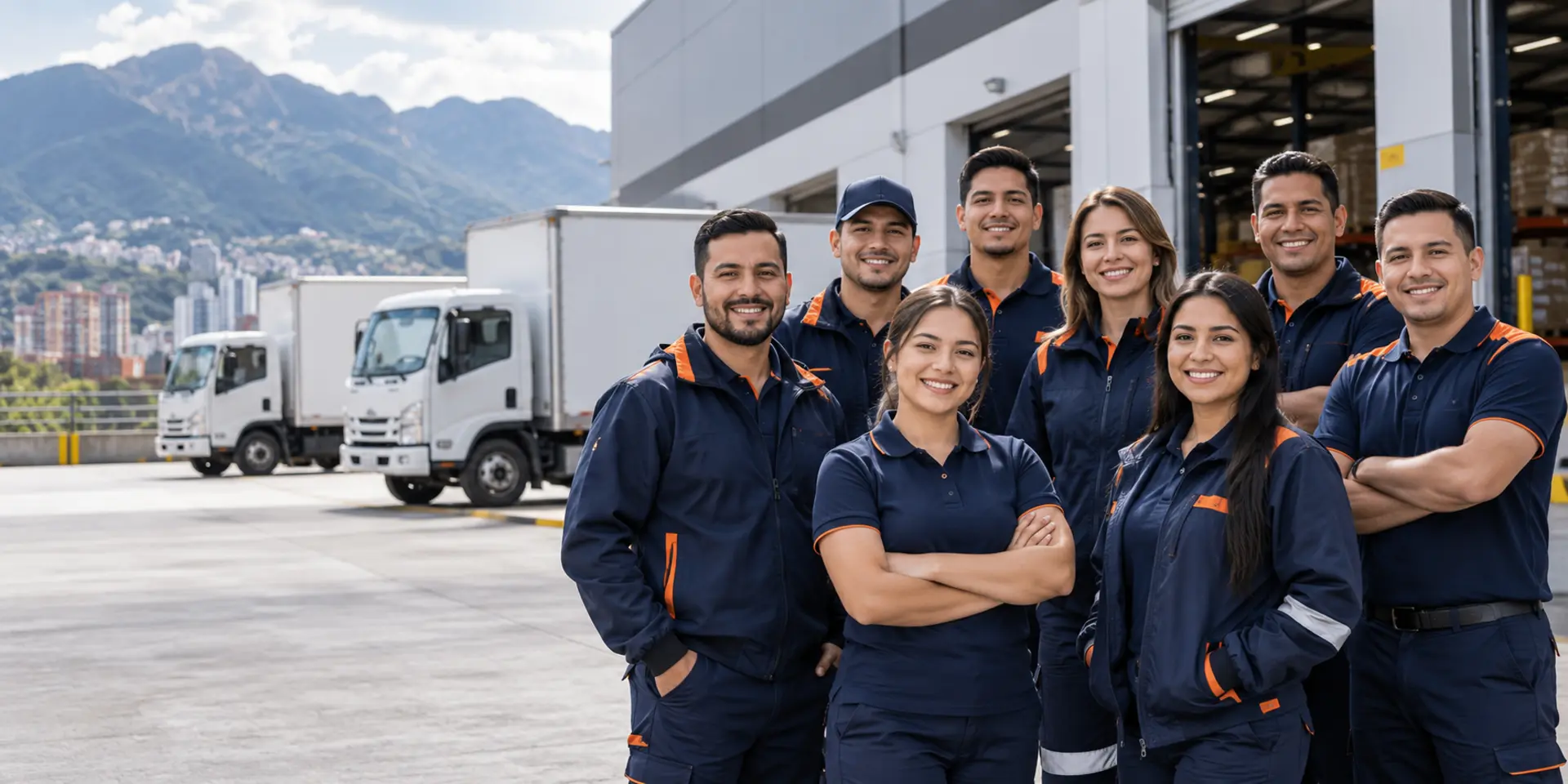 Equipo profesional de logística en Colombia